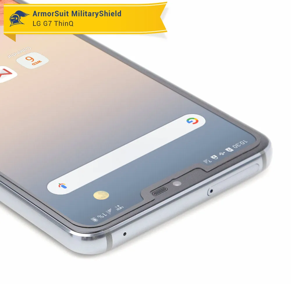 [2 Pack] LG G7 ThinQ Matte Case Friendly Screen Protector
