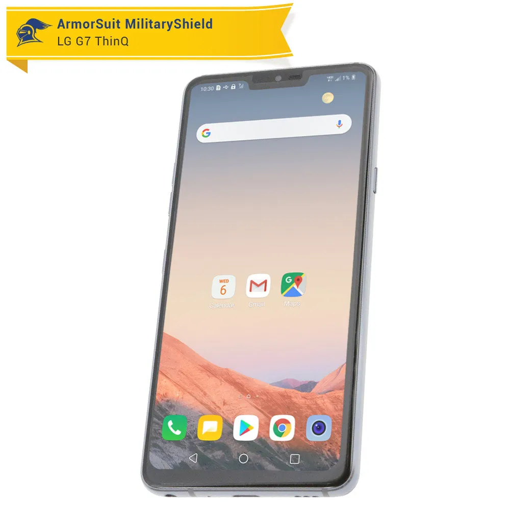 [2 Pack] LG G7 ThinQ Matte Case Friendly Screen Protector