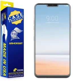 [2 Pack] LG G7 ThinQ Matte Case Friendly Screen Protector