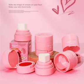 6 Color Love Air Cushion Blusher Seal Repair Liquid Blush