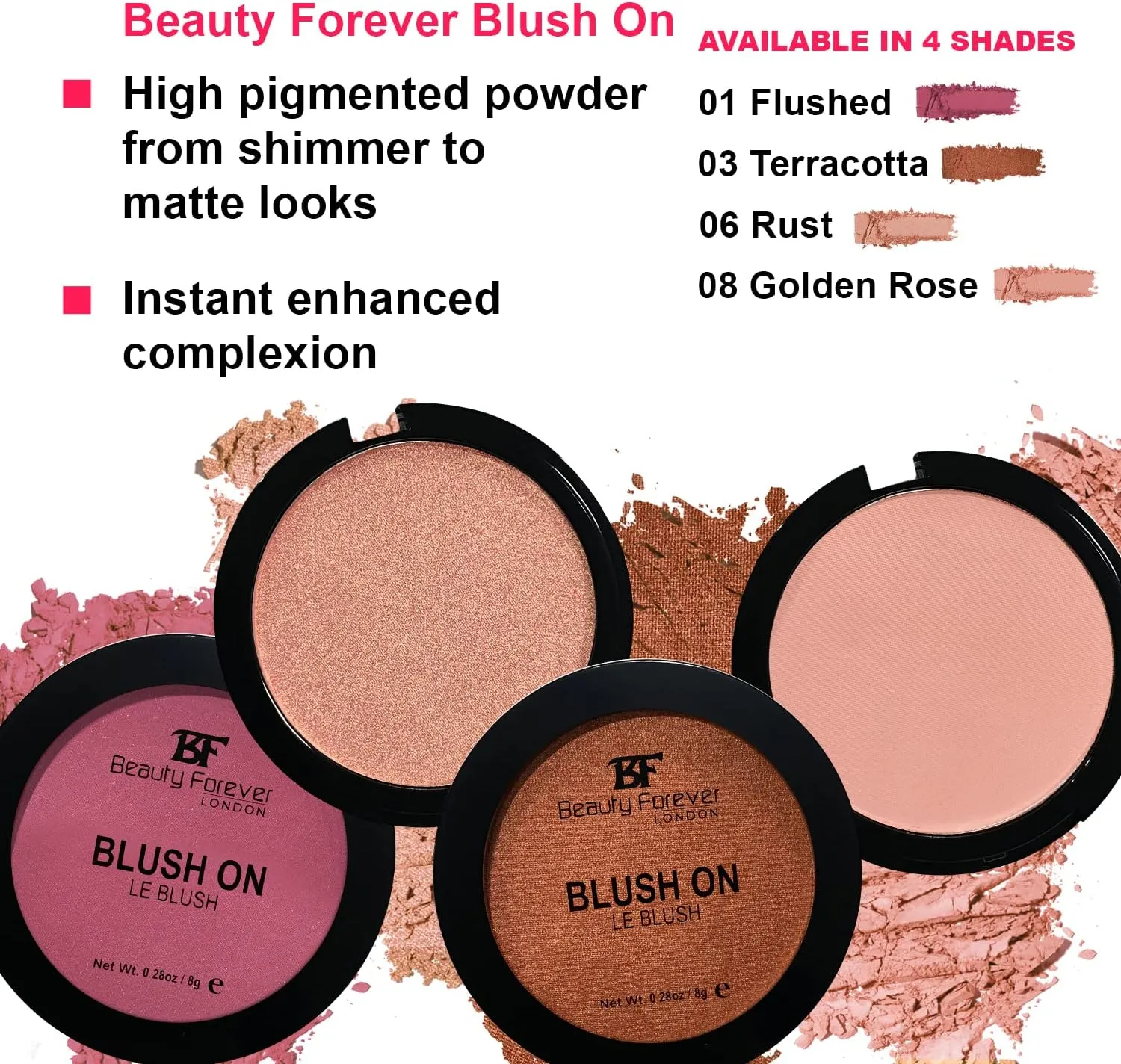 Beauty Forever BF Blush On 03 Terracotta