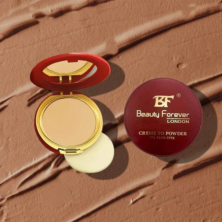 Beauty Forever Classic Oil Free Creme To Powder SPF 8 Multiple Shades 11g