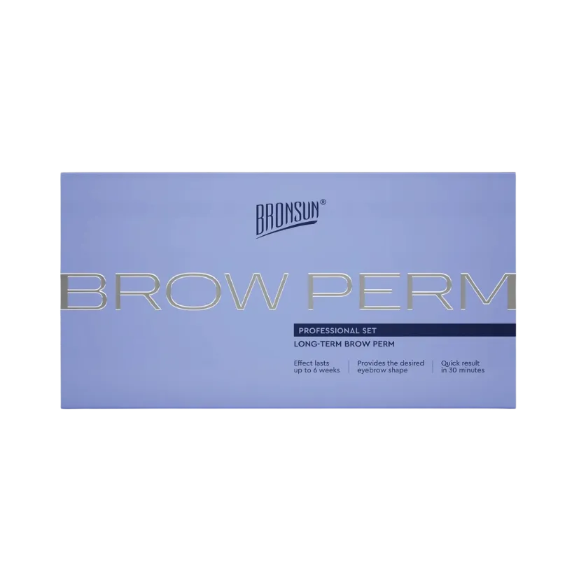 BRONSUN - Long Term Brow Perm Composition Box Set - 3 Steps