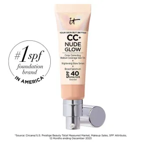 CC  Nude Glow Lightweight Foundation   Glow Serum with SPF 40 - It Cosmetics
