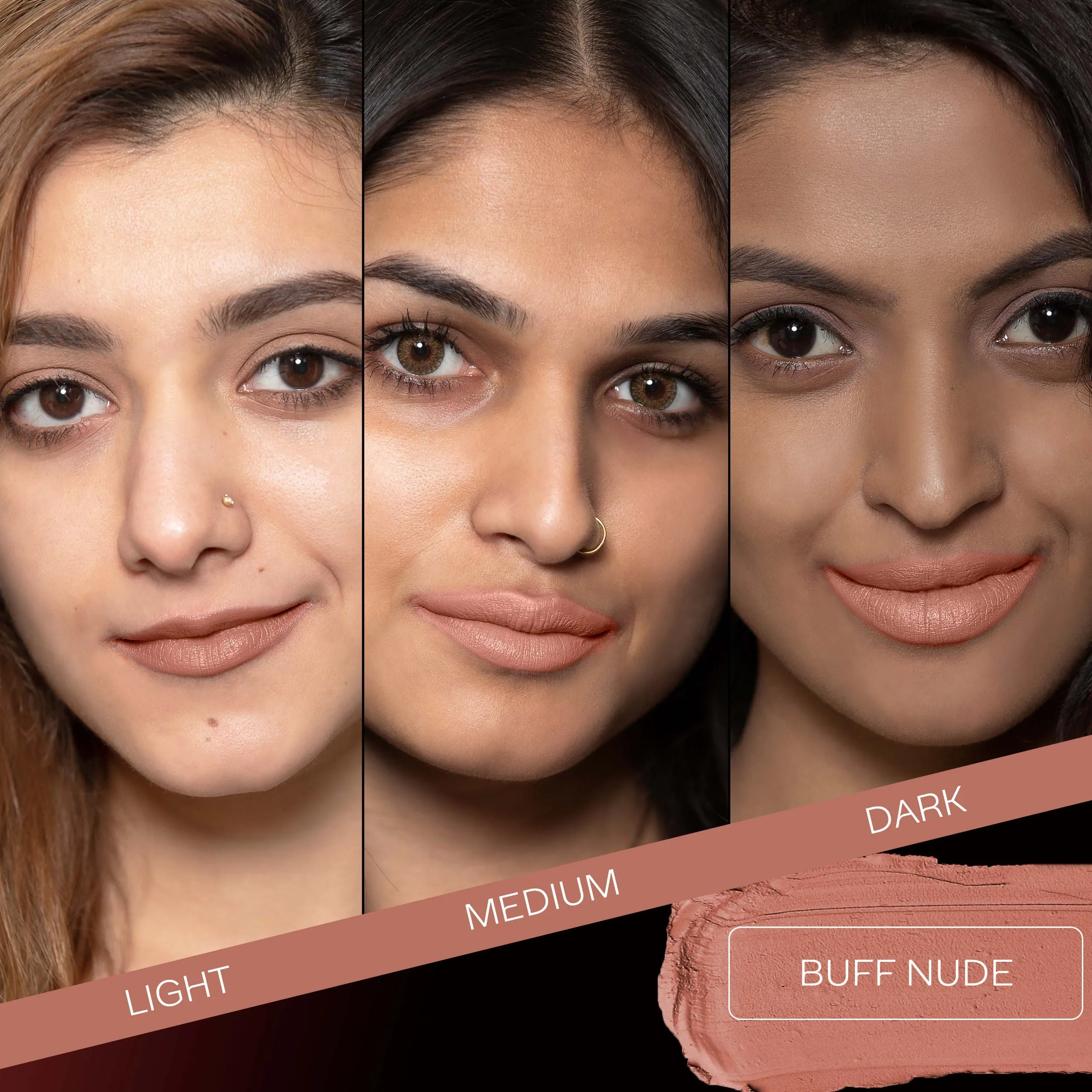 Faces Canada Weightless Matte Lipstick |Jojoba and Almond Oil enriched| Highly pigmented | Smooth One Stroke Weightless Color | Keeps Lips Moisturized | Shade - Buff Nude 4g
