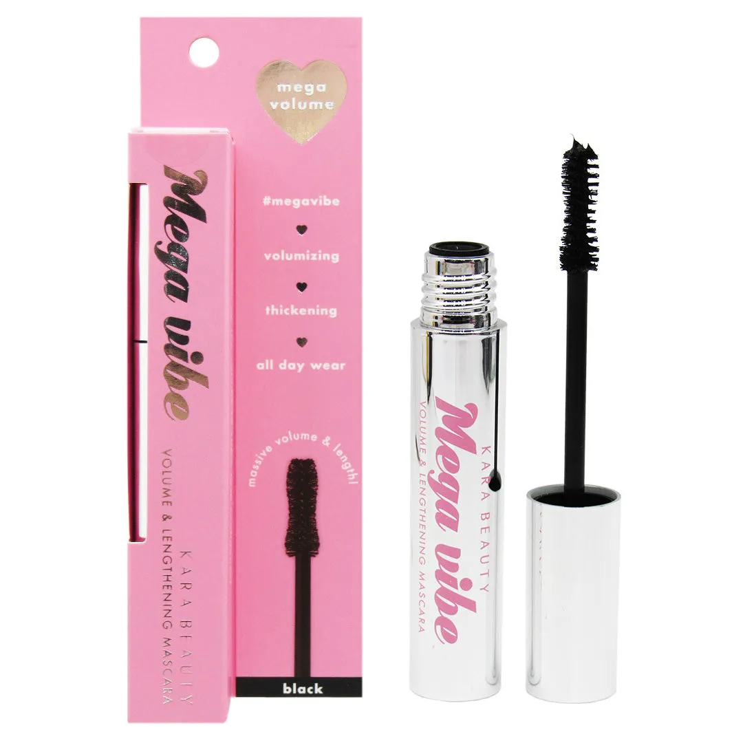 Kara Beauty Mega Vibe Volume & Lengthening Mascara - Wholesale 6 Units (EMM01P)