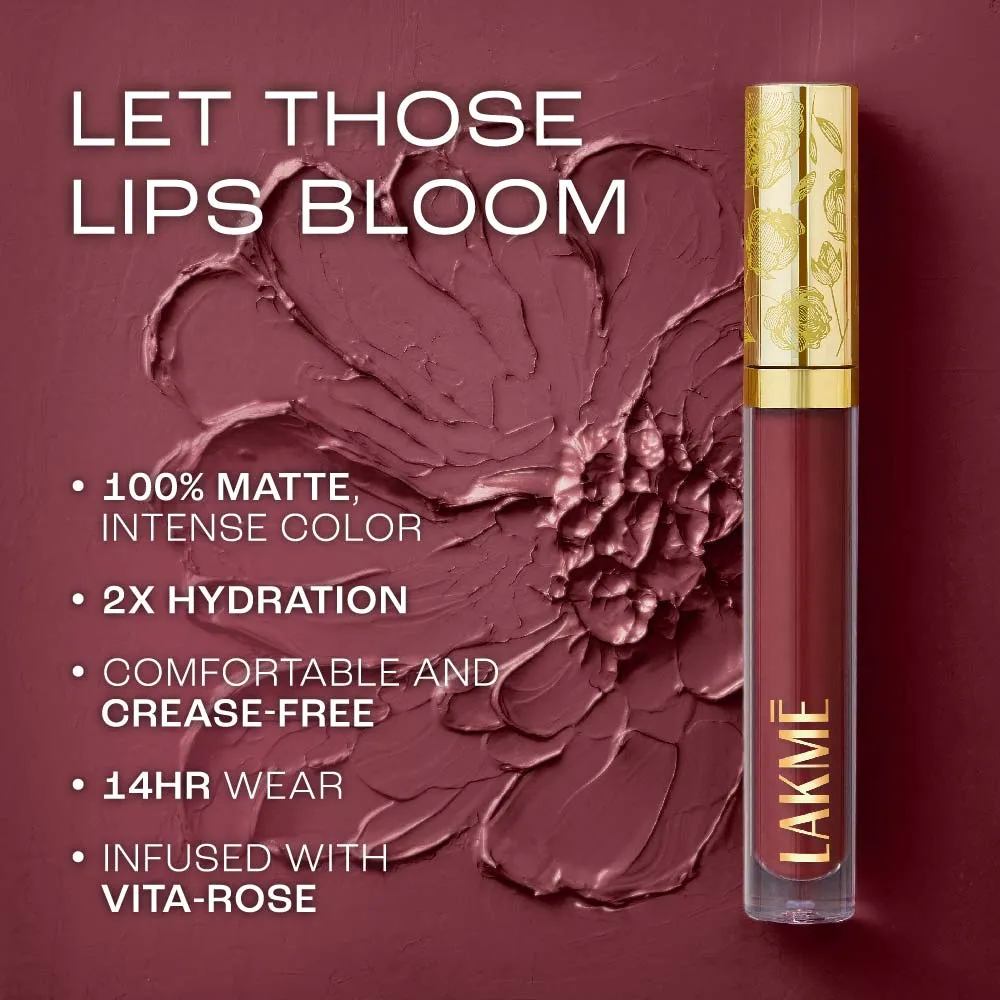 Lakmē Rouge Bloom Matte Lip Liquid