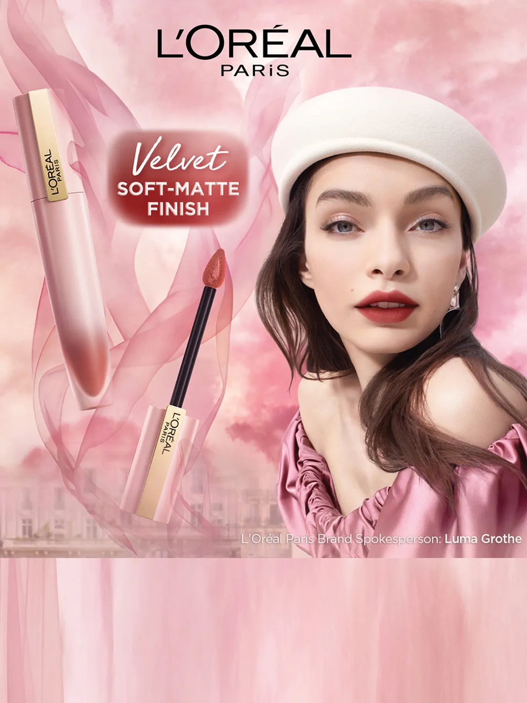 L'Oreal Paris Chiffon Signature Liquid Lipstick, 220 Wonder, 7ml