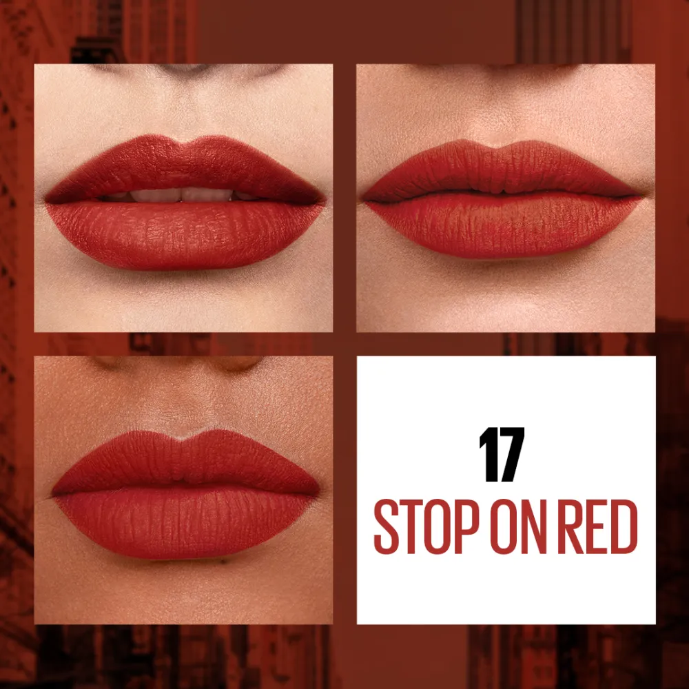Maybelline New York Sensational Liquid Matte Lipstick, 24 Touch of Spice, 7ml - Liquid Lipstick Shades Delivering Intense Matte Color Effect