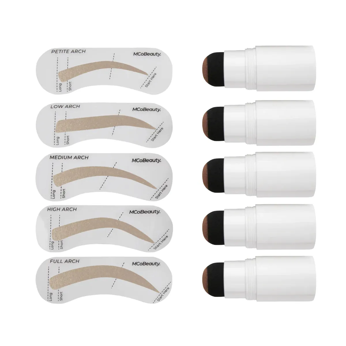 MCOBEAUTY Instant Brows Express Kit - Light/Medium