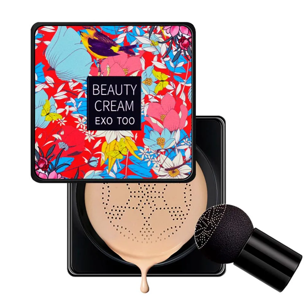 Mushroom Head Air Cushion BB Cream Concealer Lasting Nude Moisturizing Brightening CC Liquid Foundation Makeup Base Primer