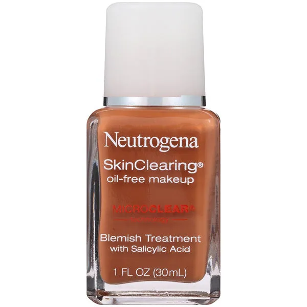 NEUTROGENA - SkinClearing Oil-Free Liquid Makeup Chestnut - 1 fl. oz. (30 ml)