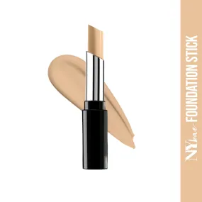 NY Bae Runway Range Almond Oil Infused All In One Stick| Foundation, Concealer, Contour, Colour Corrector| For Fair-Wheatish Skin| Matte| Evens Skin Tone| Long Lasting| Backstage Look In Warm Ivory 03