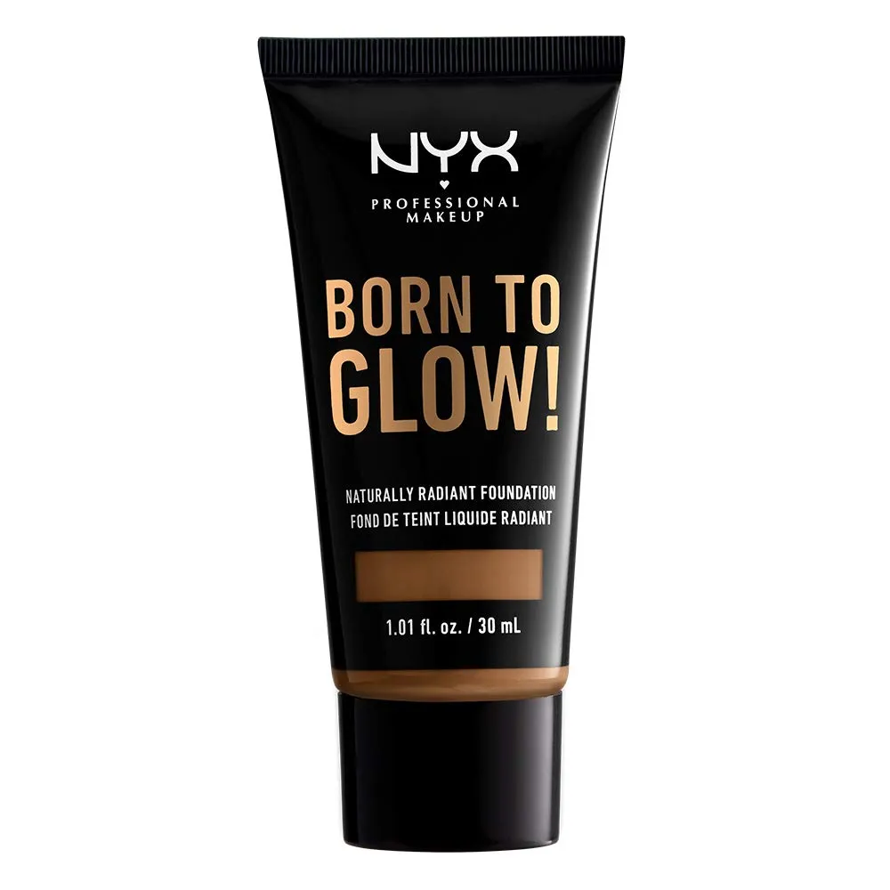 NYX - Born to Glow Naturally Radiant Foundation Sienna - 1.01 fl oz (30 ml)