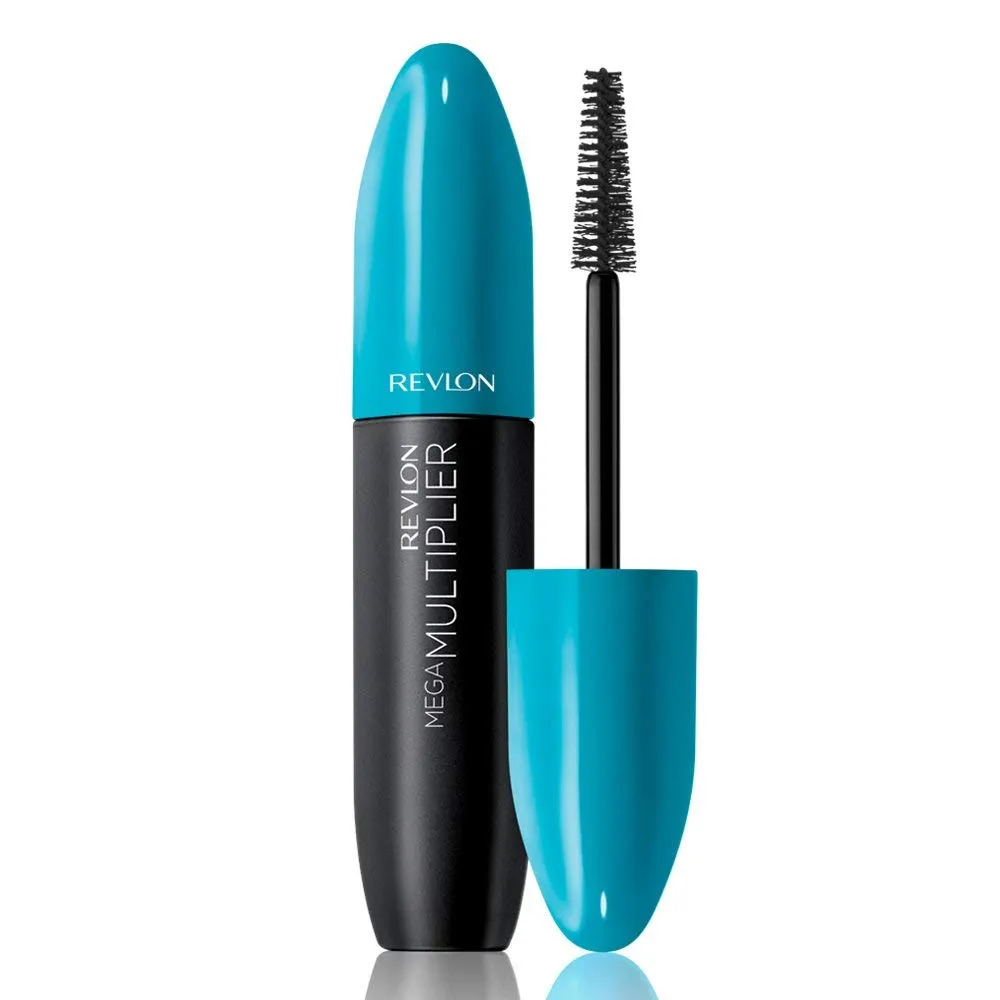 REVLON - Mega Multiplier Mascara, Blackest Black - 0.28 fl. oz. (8.5 ml)
