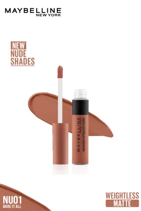 Sensational Liquid Matte Lipstick - NU 01 - Bare it All
