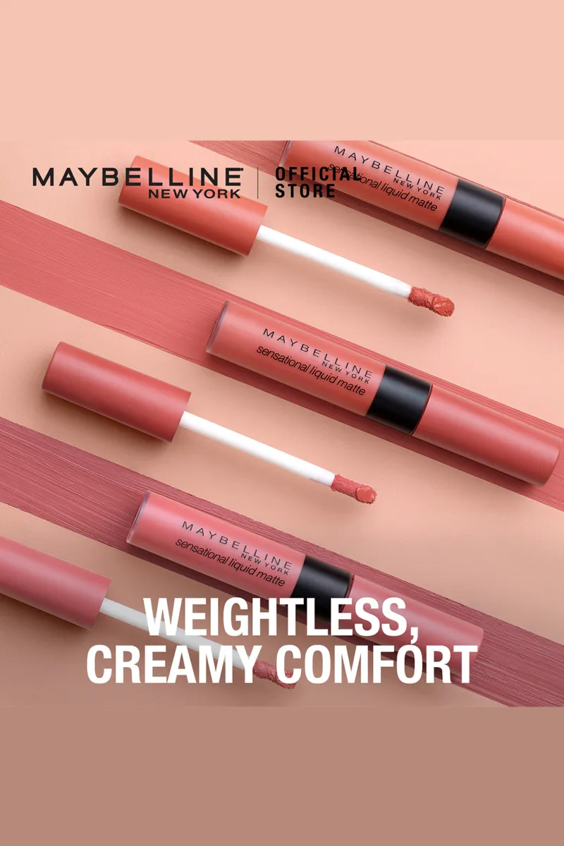 Sensational Liquid Matte Lipstick - NU 01 - Bare it All