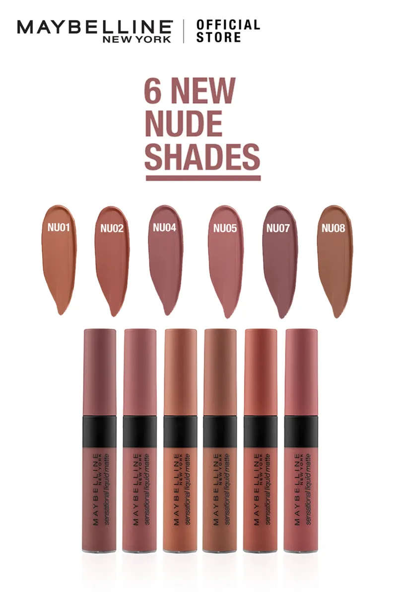 Sensational Liquid Matte Lipstick - NU 07 - Get Undressed