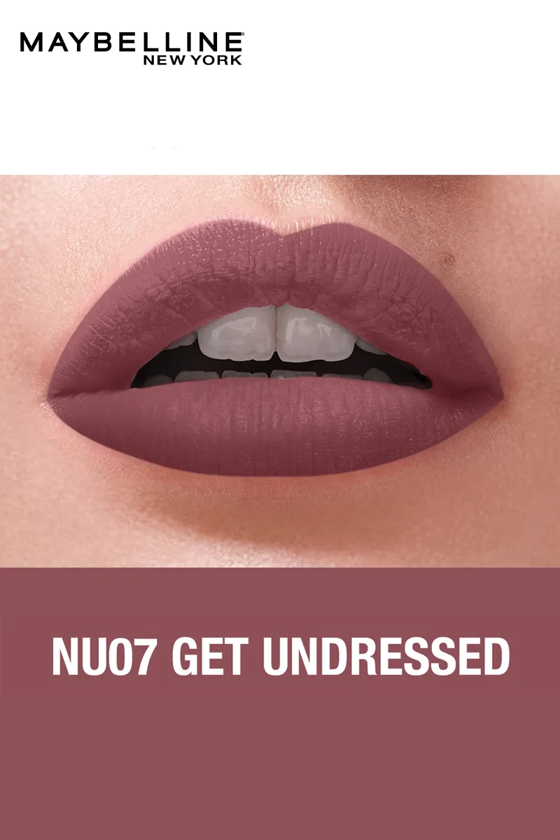Sensational Liquid Matte Lipstick - NU 07 - Get Undressed