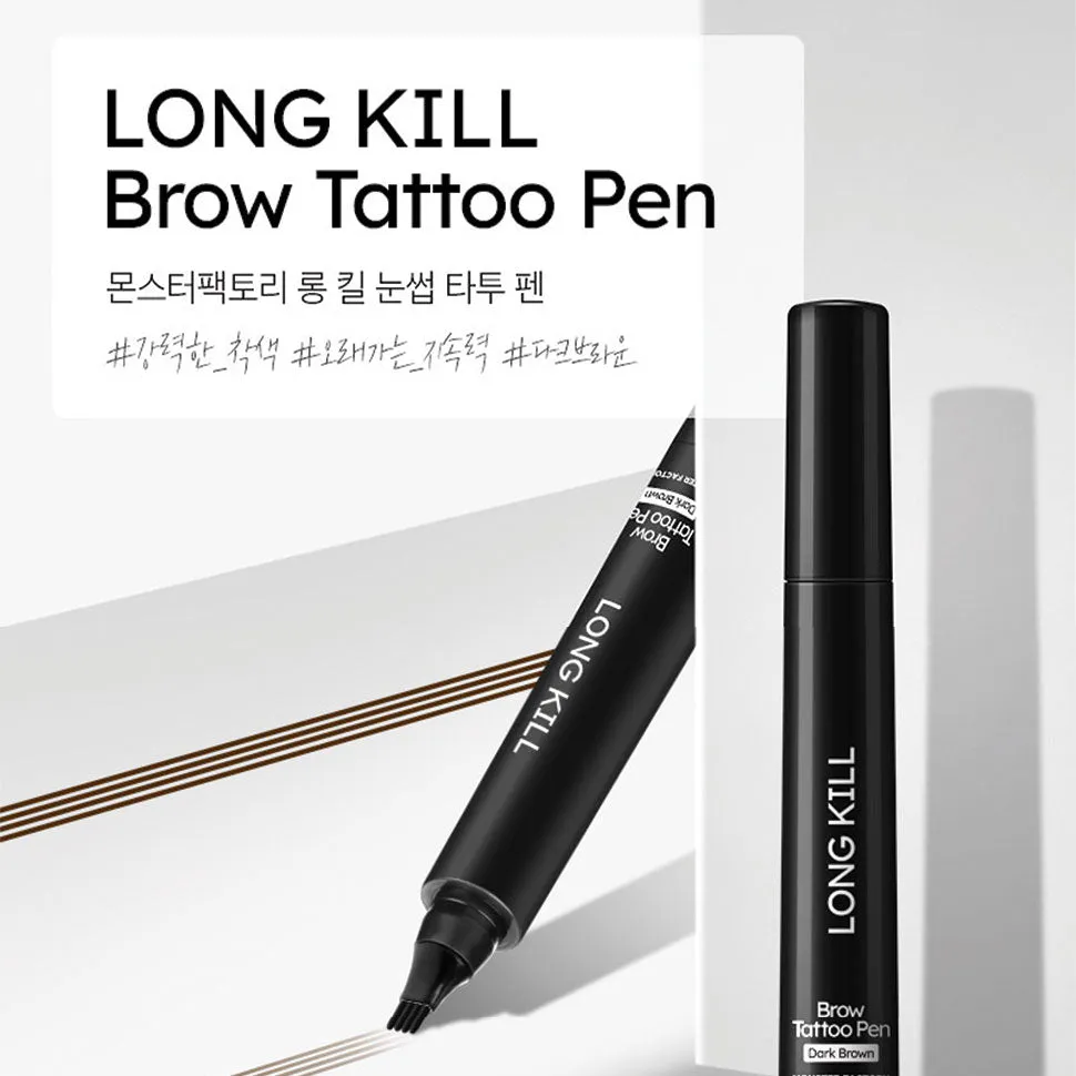 Special Price💙 몬스터팩토리 눈썹 타투 펜 MONSTER FACTORY Long Kill Brow Tattoo Pen