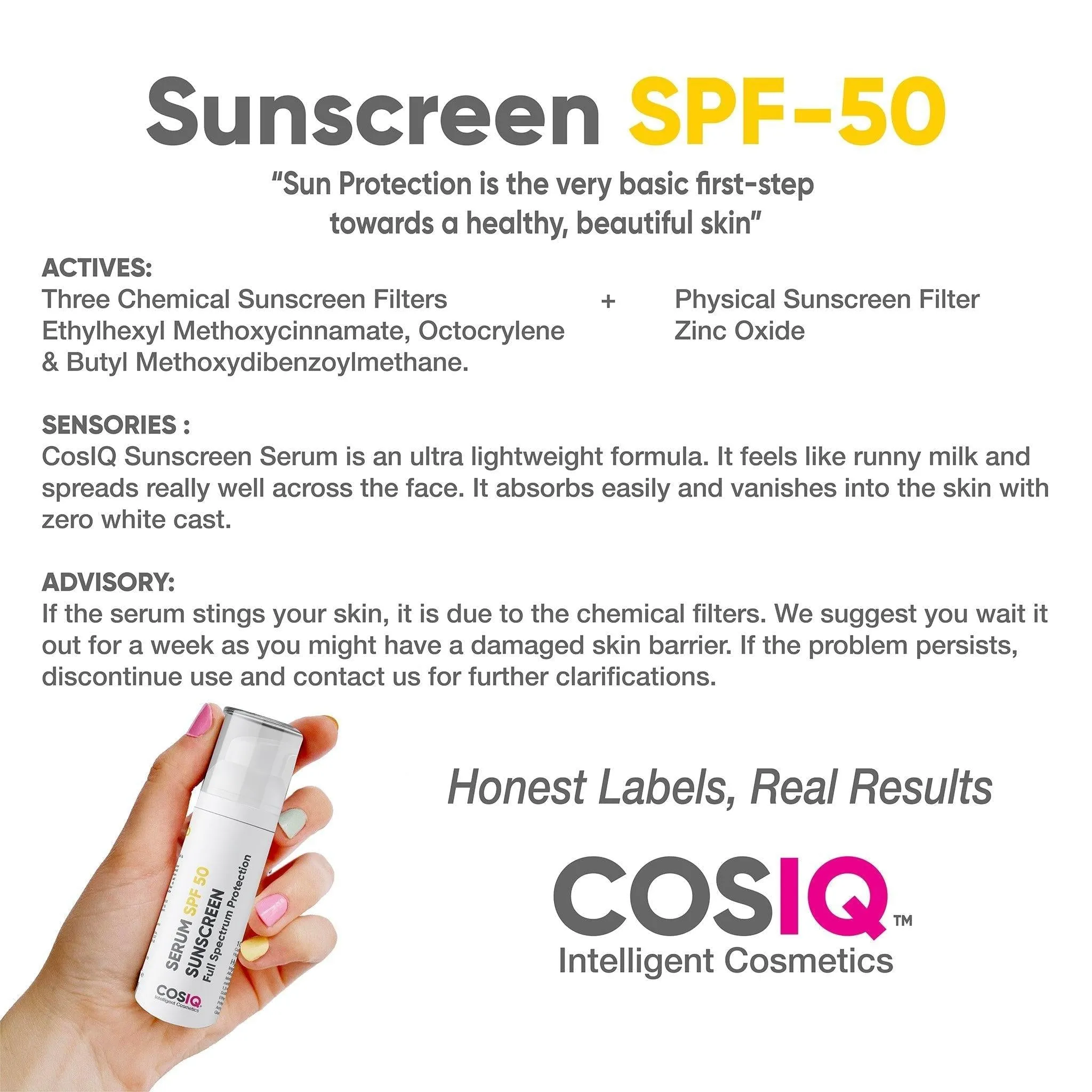 SPF 50 Sunscreen Serum, 30ml