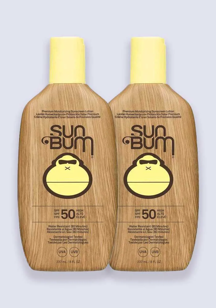 Sun Bum Original SPF 50 Sunscreen Lotion 237ml - 2 Pack Saver