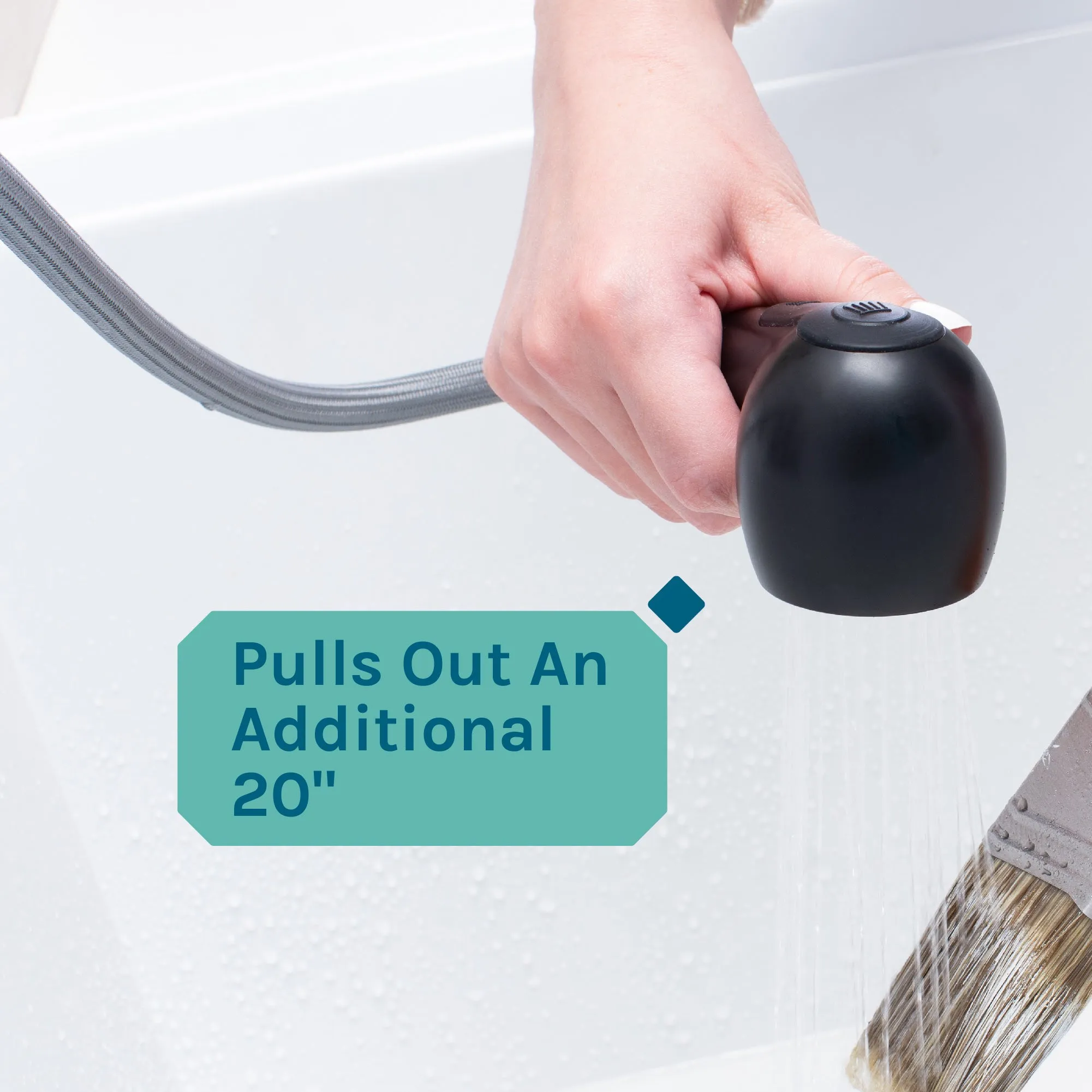 Tehila Black Finish Pull-Out Faucet