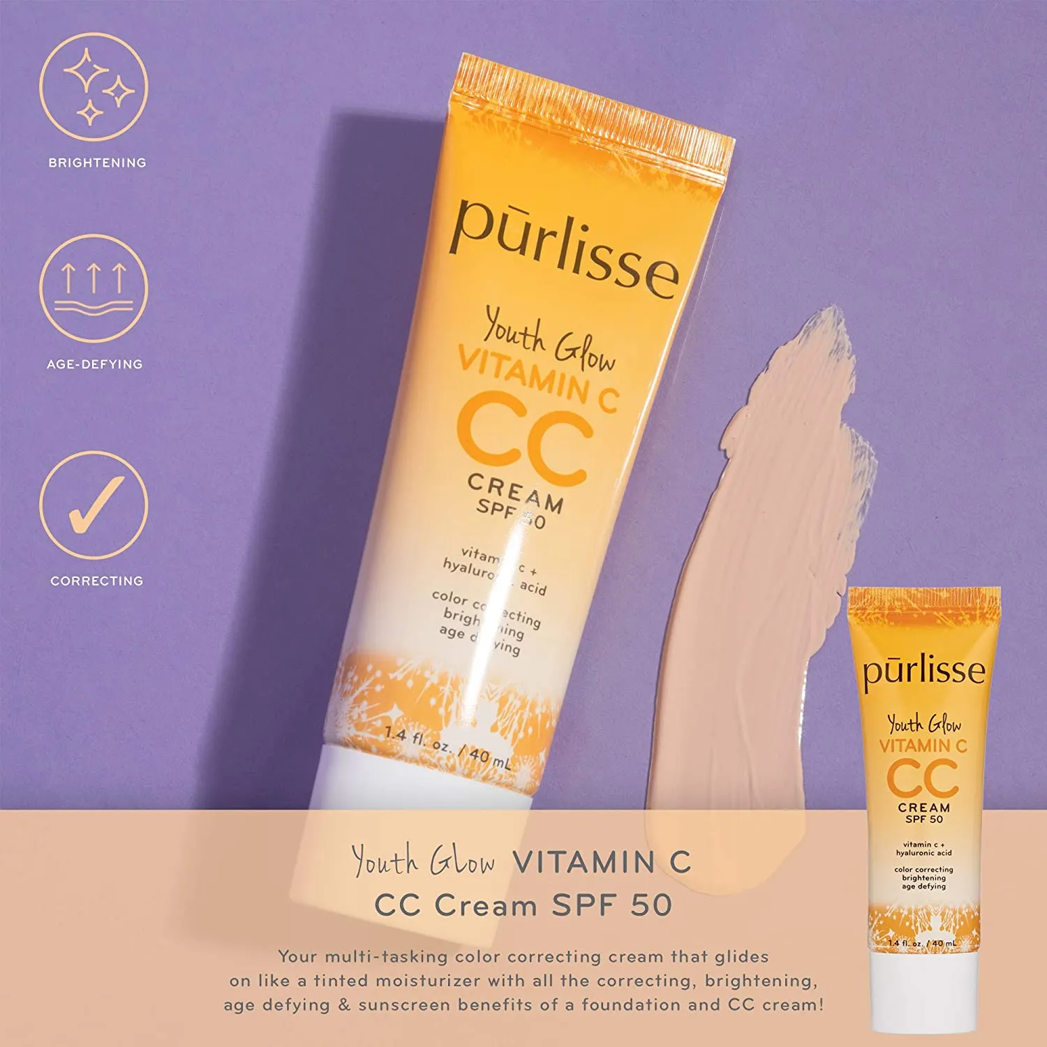 Youth Glow VITAMIN C CC CREAM SPF 50 (Fair)