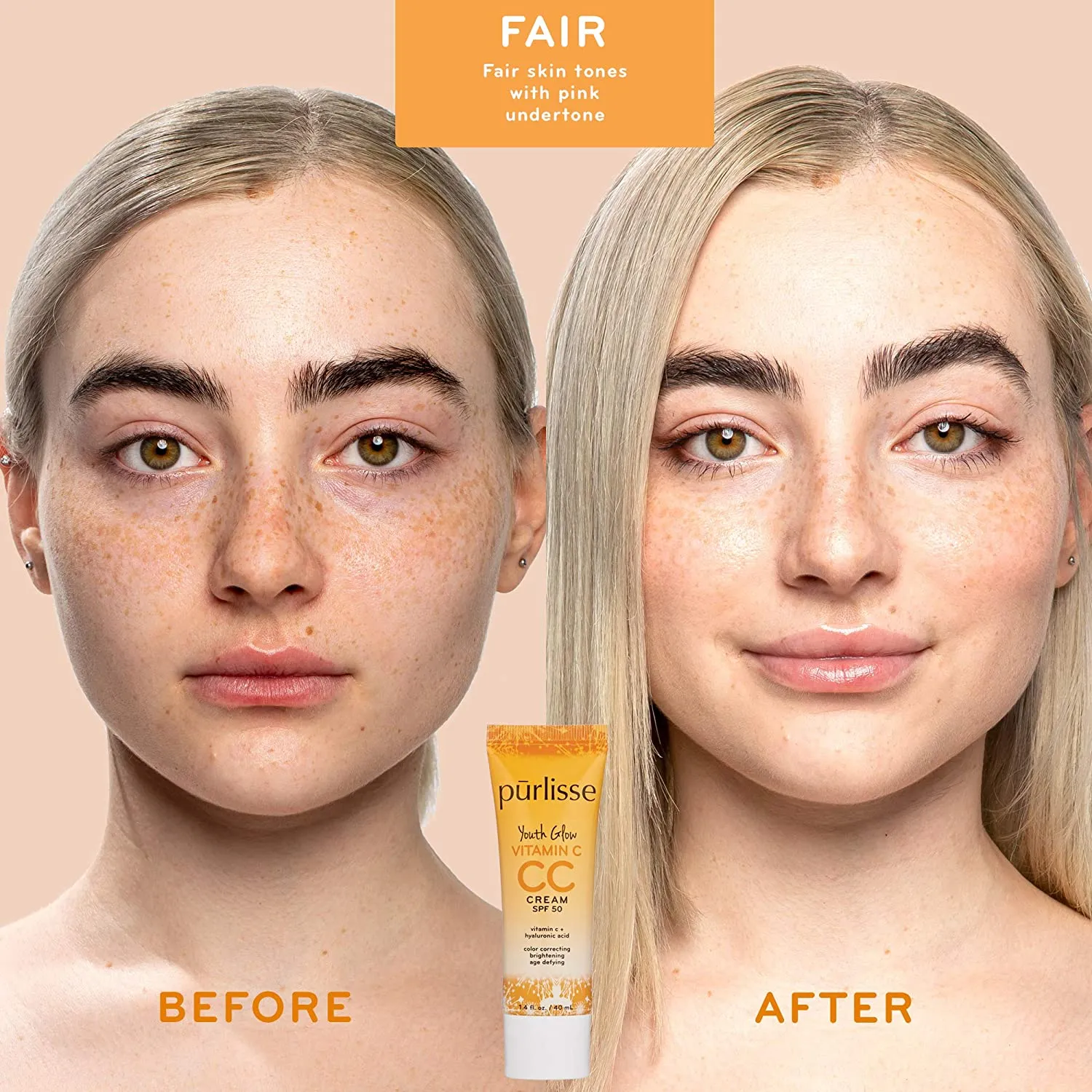 Youth Glow VITAMIN C CC CREAM SPF 50 (Fair)