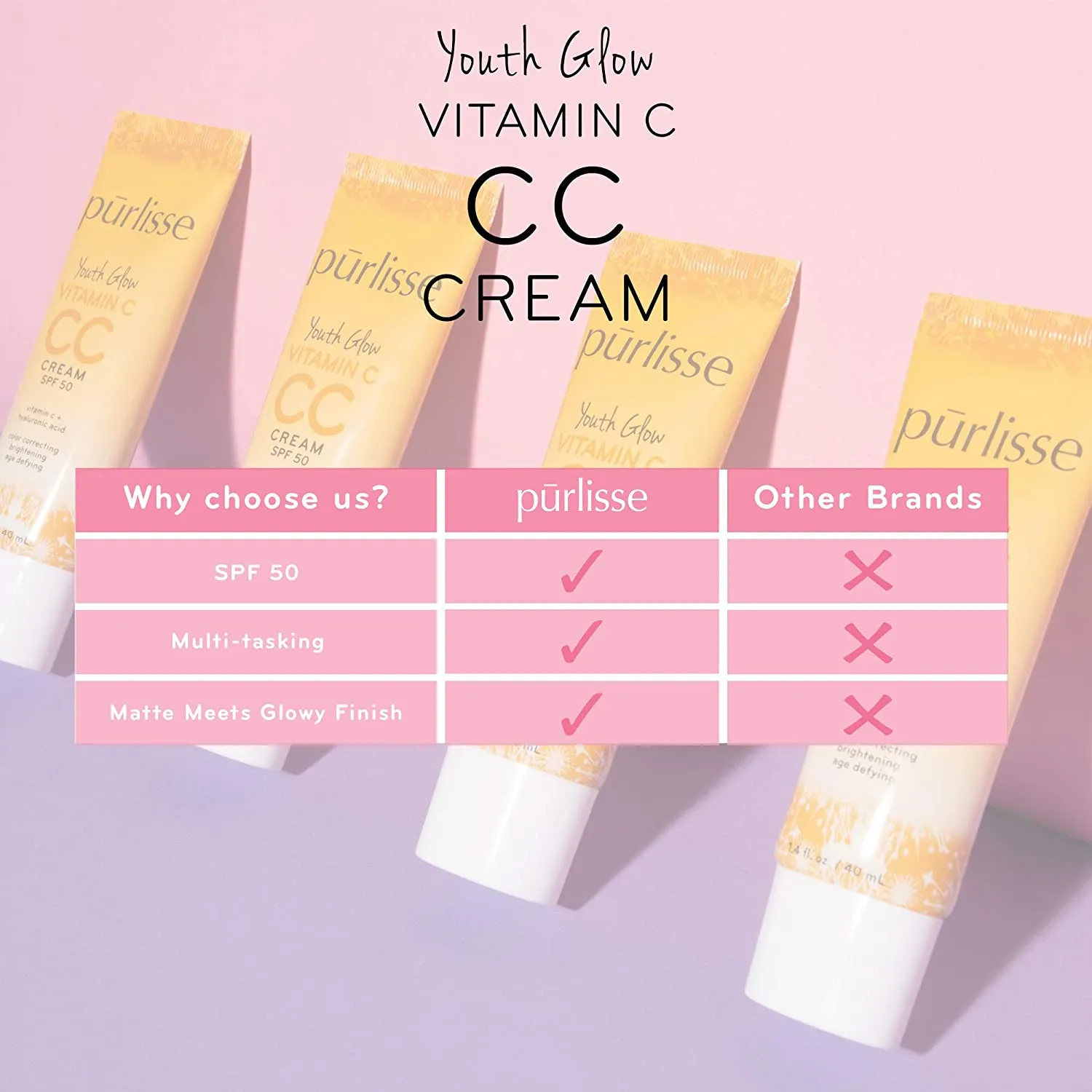 Youth Glow VITAMIN C CC CREAM SPF 50 (Fair)